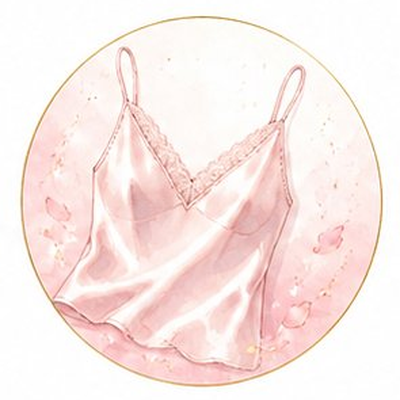 サテンキャミ