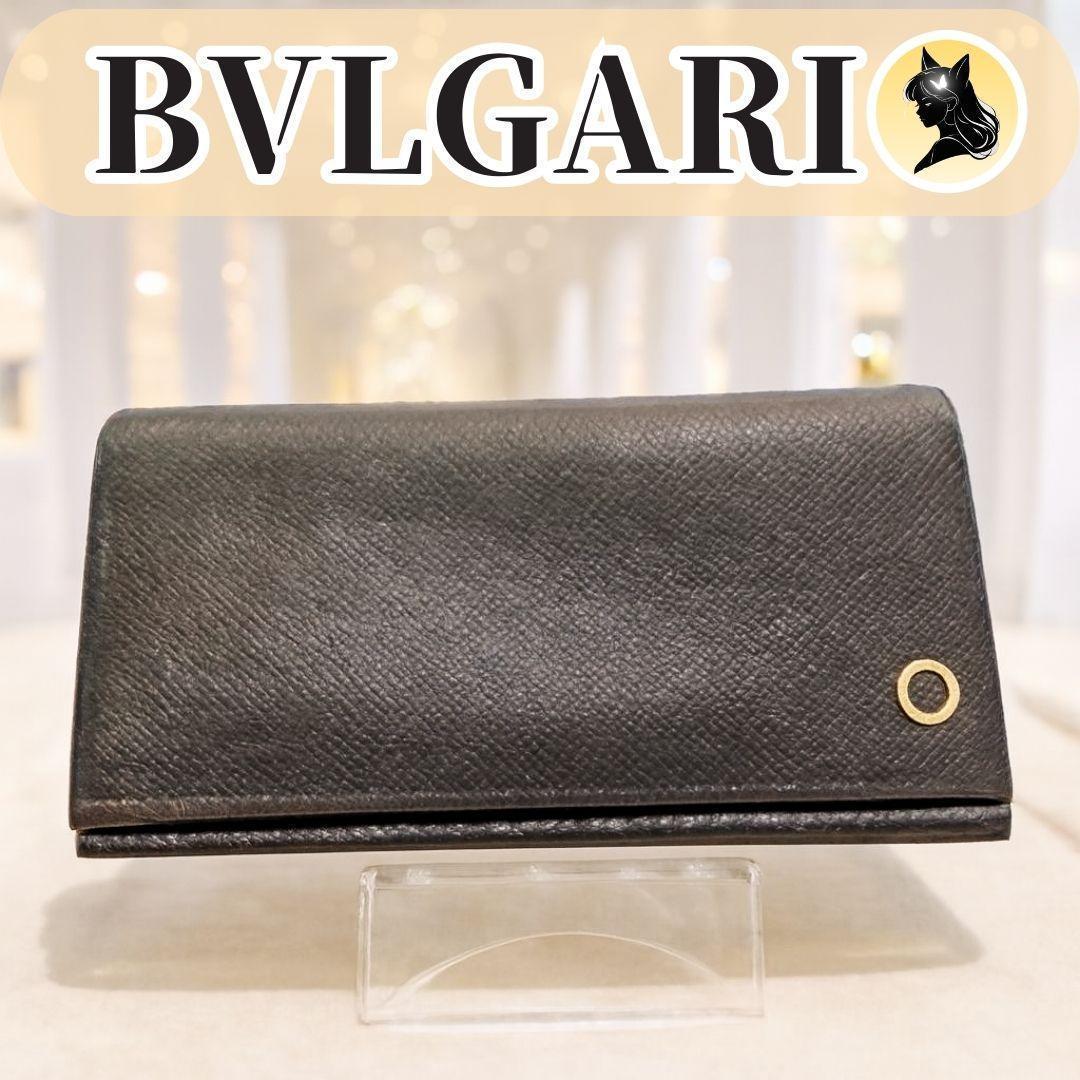 BVLGARI ブルガリ 長財布 ほぼ未使用 上質カーフ レザー レディース