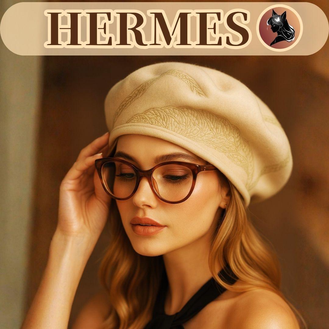 HERMES エルメス ウール フィネス ベレー帽 ブランド 万能 お洒落