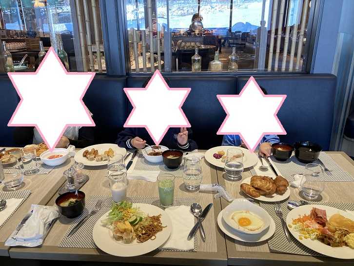 クラブメッドトマムの朝食バイキング（実写）